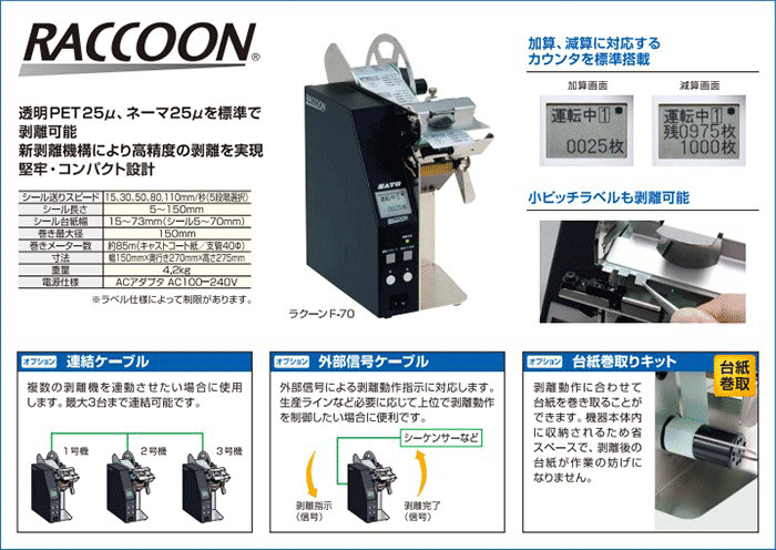 通販・買取 SATO（ サトー ）ラベル剥離機 Ｓ－１１０IIＷ・台紙巻取り機能付 その他 CONVERSADEQUINTALCOM